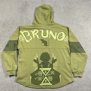 Disney Spirit Jersey Sweatshirt Medium Bruno Encanto Hoodie Glow in the Dark